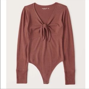 Abercrombie soft and cozy af bodysuit, light sweater bodysuit
